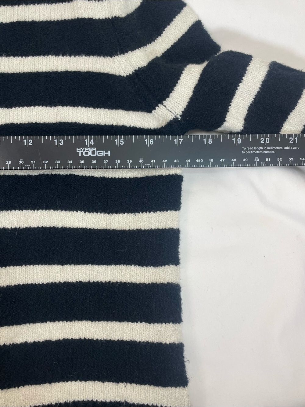 Abercrombie & Fitch Black & White Striped Button-Front Cardigan Women’s Size S - Picture 5 of 7